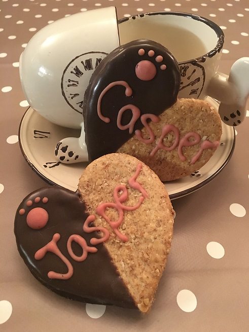 Personalised Heart Biscuit